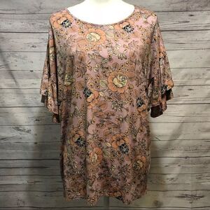 NWT Agnes & Dora frill sleeve top XXL